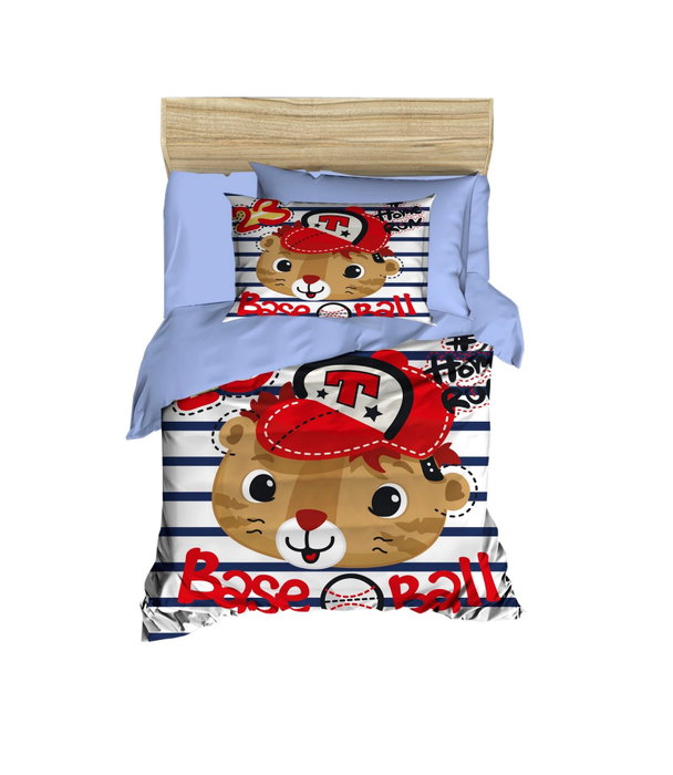 L'essentiel linge de maison Juego de funda nórdica PH145 Azul, Blanco y Rojo L'essentiel linge de maison Juego de funda nórdica PH145 Azul, Blanco y Rojo